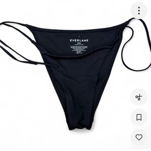 Everlane Classic Black Bikini Bottoms
